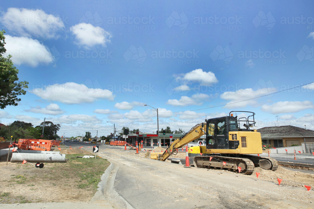 Roadworks - Australian Stock Image