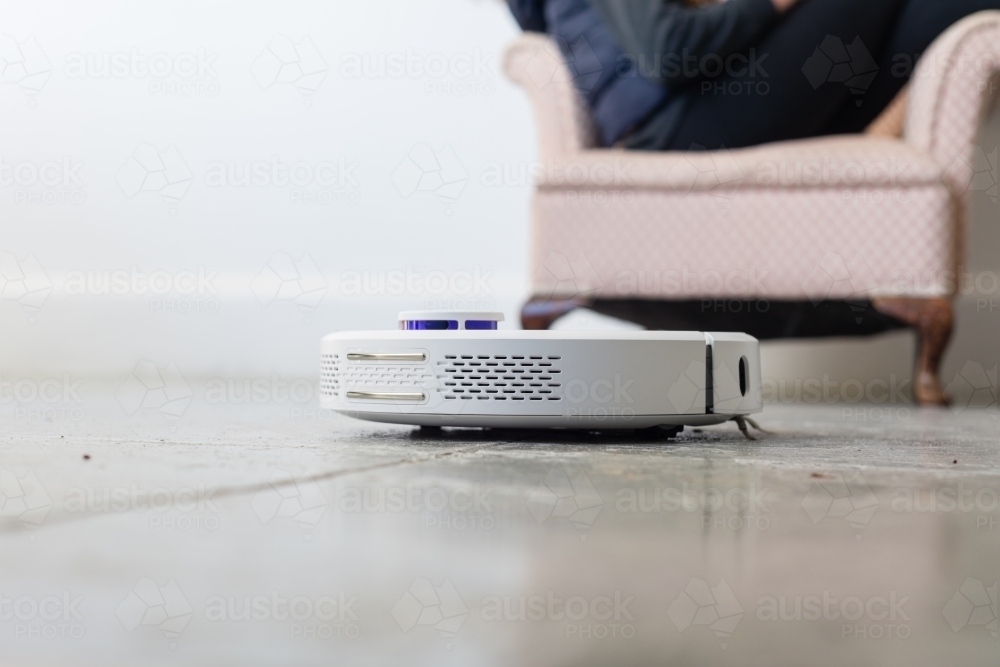 robotic vacuum cleaner - Australian Stock Image