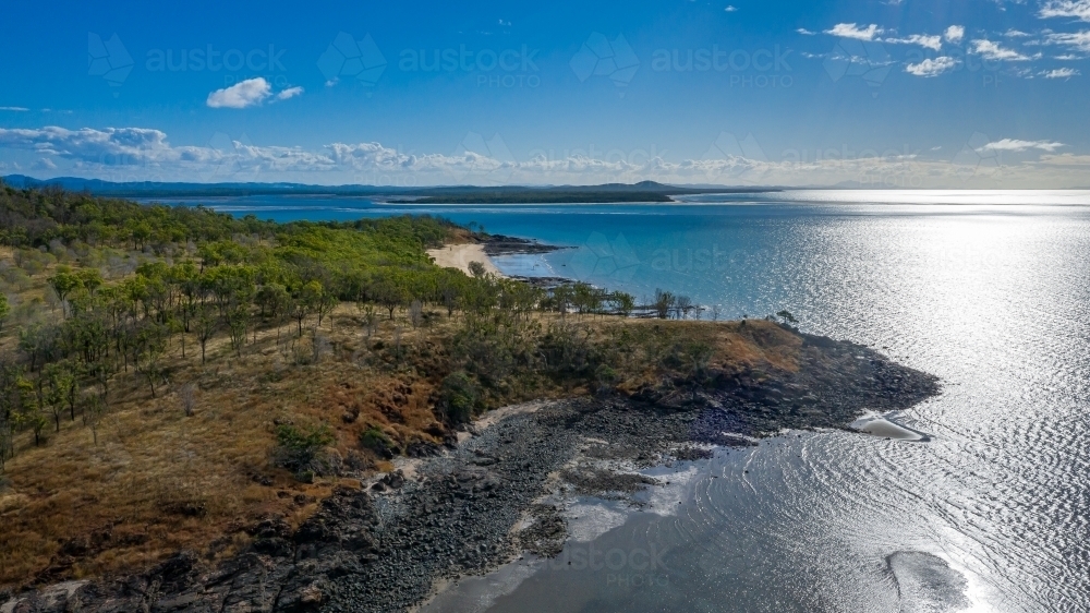 Rodds Bay at low tide - Australian Stock Image