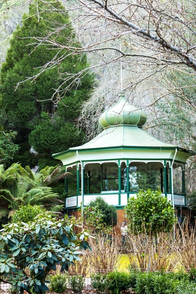 Rotunda in winter garden - Australian Stock Image