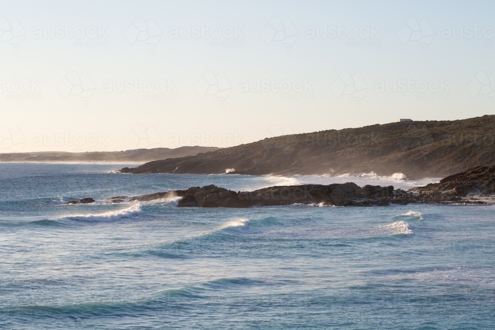 Seascape at Native Dog Beach - Australian Stock Image