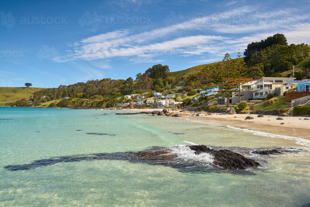 Seaside hamlet in NW Tasmania - Australian Stock Image