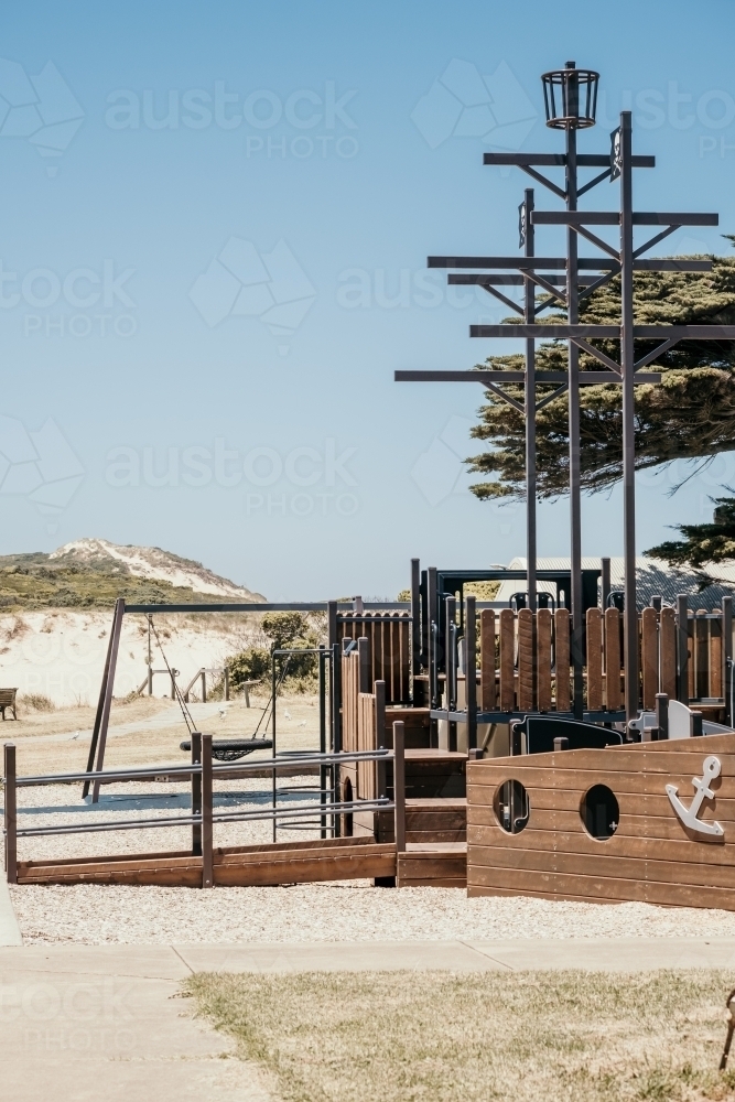 Seaside themed playground - Australian Stock Image