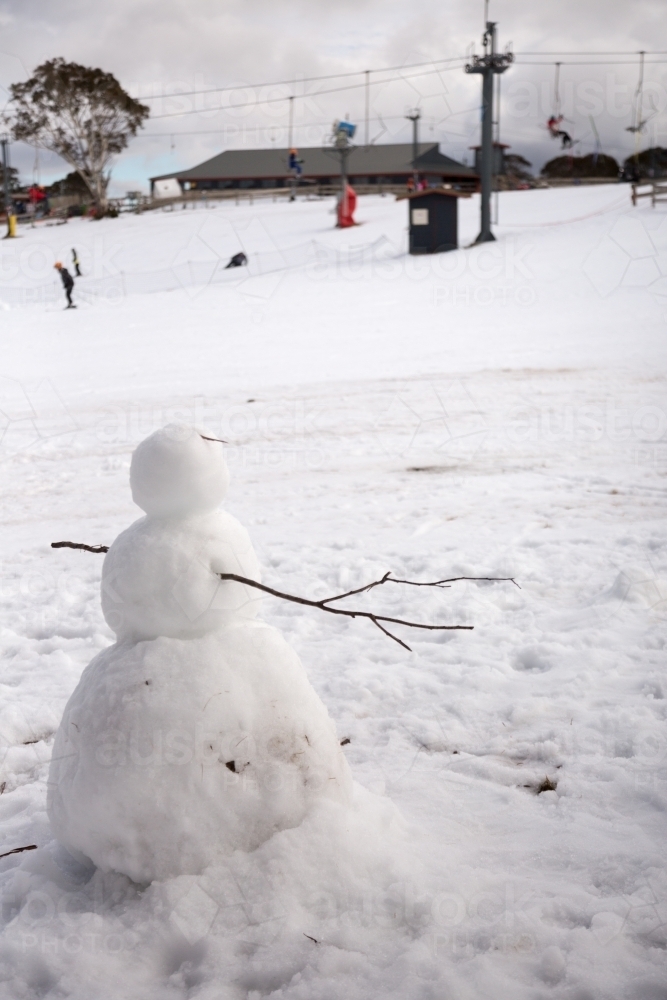 snowman - Australian Stock Image