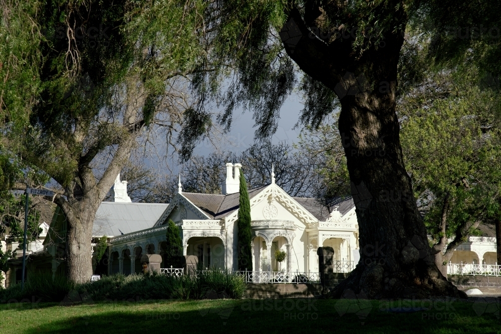 Stately White House - Australian Stock Image