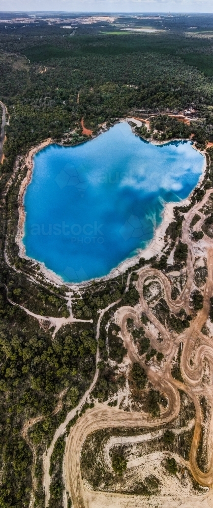 Stockton Lake Western Australia - Australian Stock Image