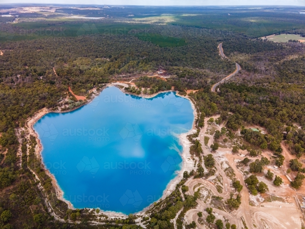 Stockton Lake Western Australia - Australian Stock Image