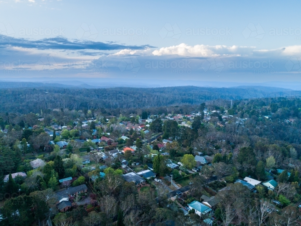 Image of Streets and houses of Blackheath small country town nestled ...