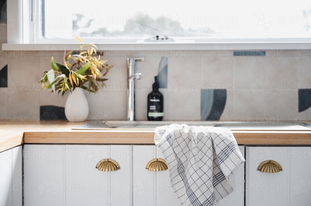 sunny kitchen - Australian Stock Image