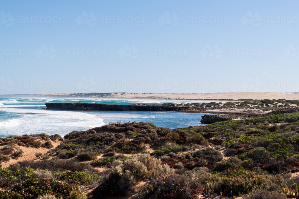 Surf at Cactus Beach, South Australia - Australian Stock Image