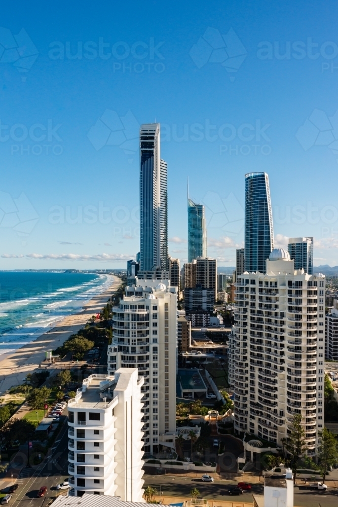 Surfers Paradise highrises - Australian Stock Image