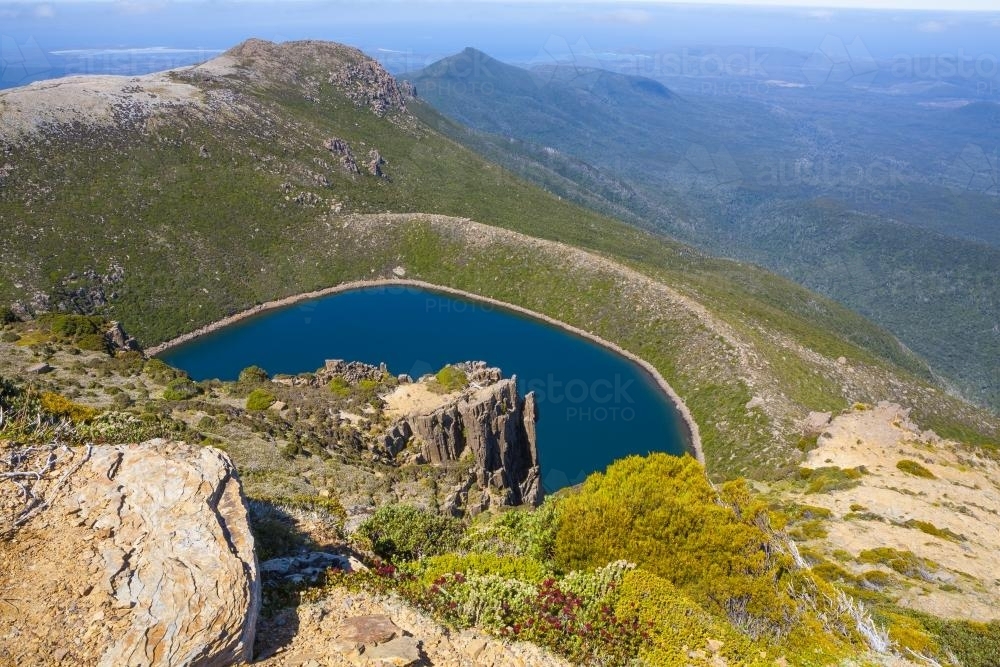 Swallows Nest Lake - Mt. La Perouse - Australian Stock Image