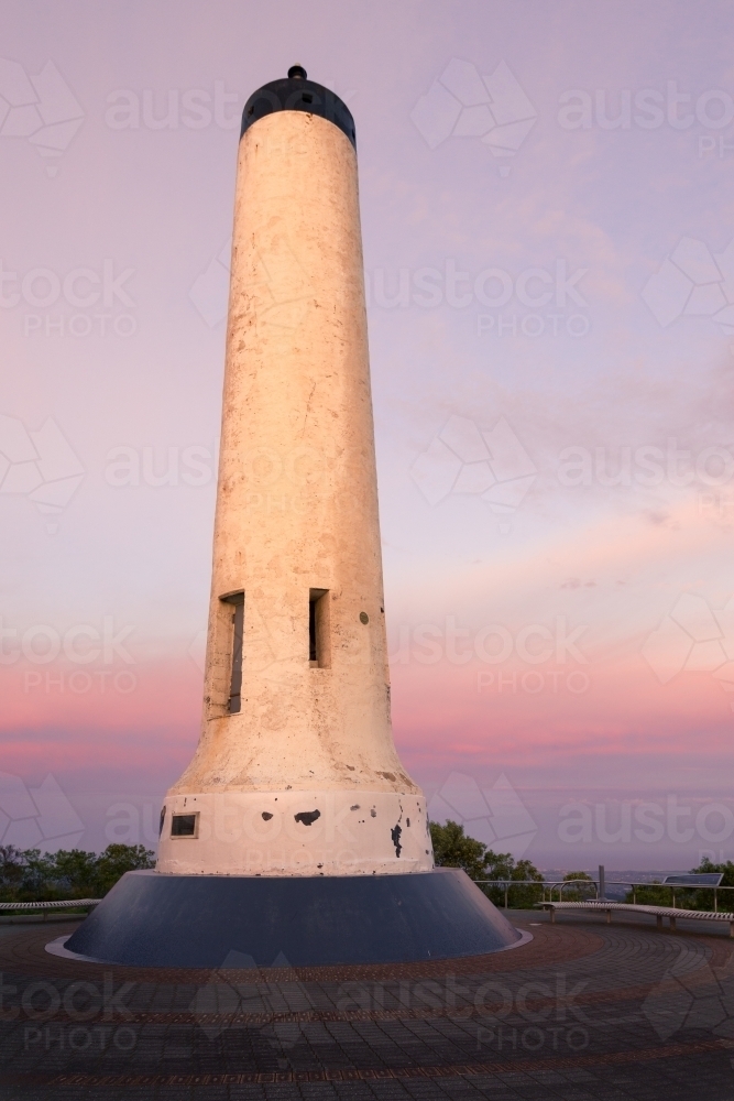 tall obelisk in the afternoon light - Australian Stock Image