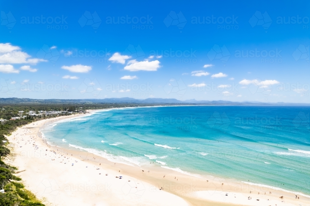 The Australian coastline on a blue sky day - Australian Stock Image