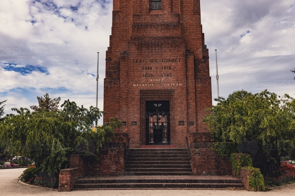 Image Of The Bathurst War Memorial Carillon Austockphoto