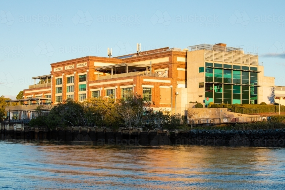 The Brisbane Powerhouse along the Brisbane River - Australian Stock Image