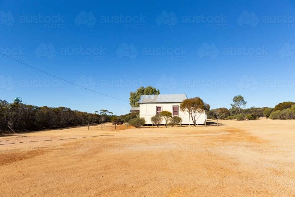 The community hall at Bonnie Rock - Australian Stock Image