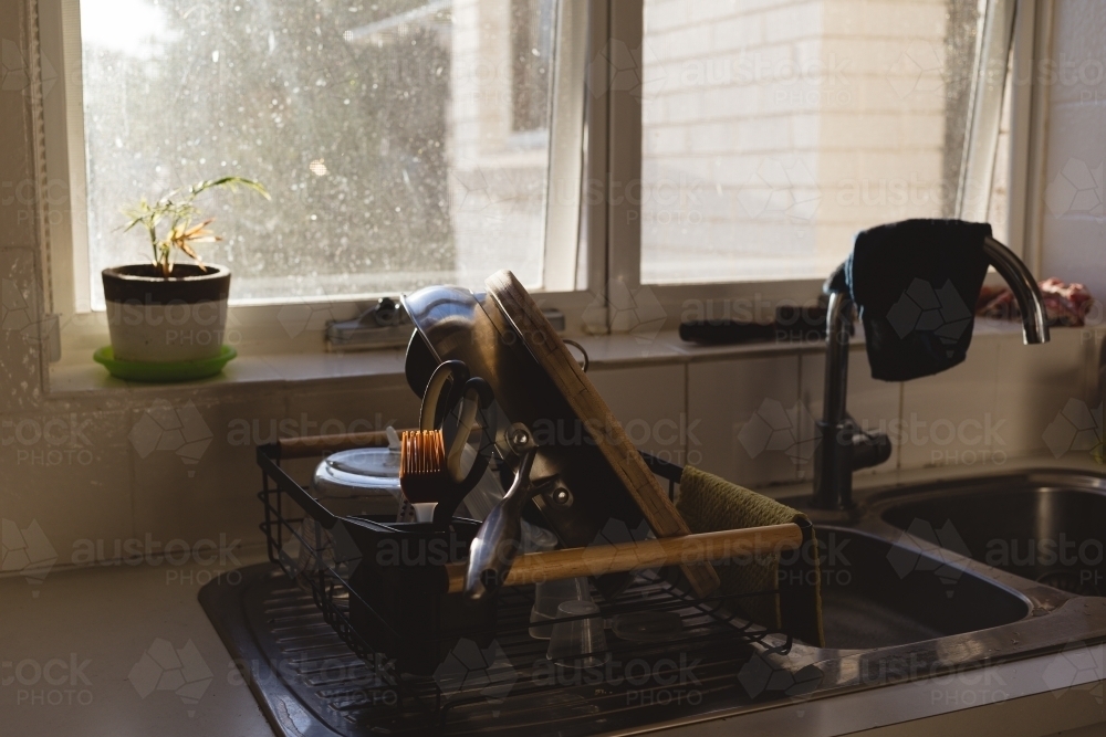 The Dish Rack - Australian Stock Image