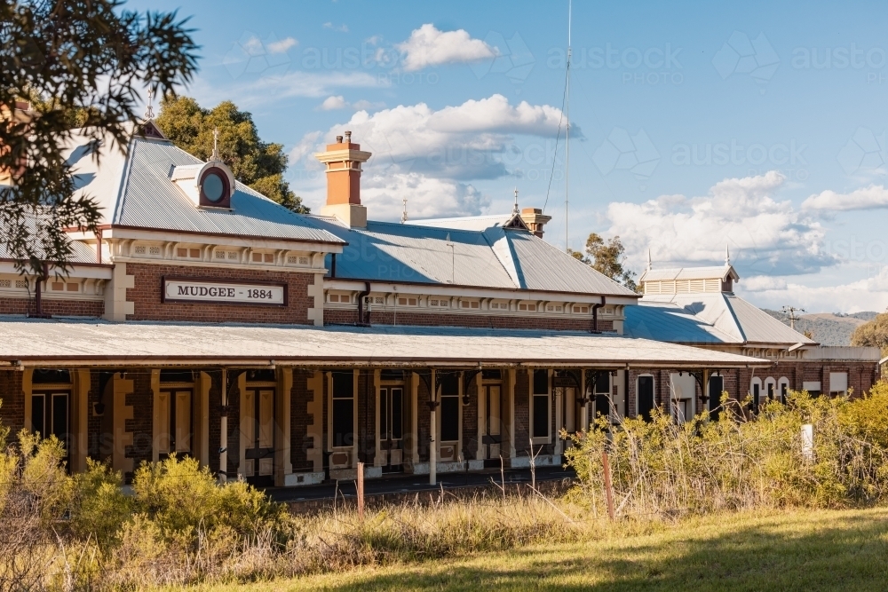 The disused Mudgee Railway Station - Australian Stock Image