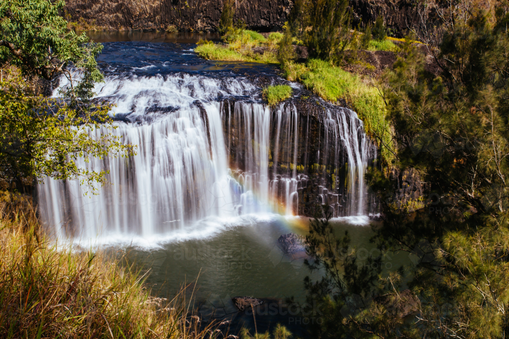 The famous Millstream Falls National Park in the Atherton Tablelands area of Queensland, Australia - Australian Stock Image