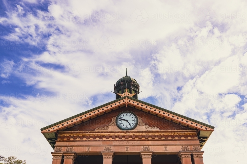 The historic Bathurst Courthouse built in 1880 - Australian Stock Image