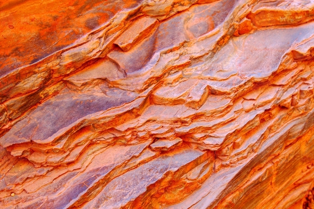 The iron-rich rocks of the Pilbara. - Australian Stock Image