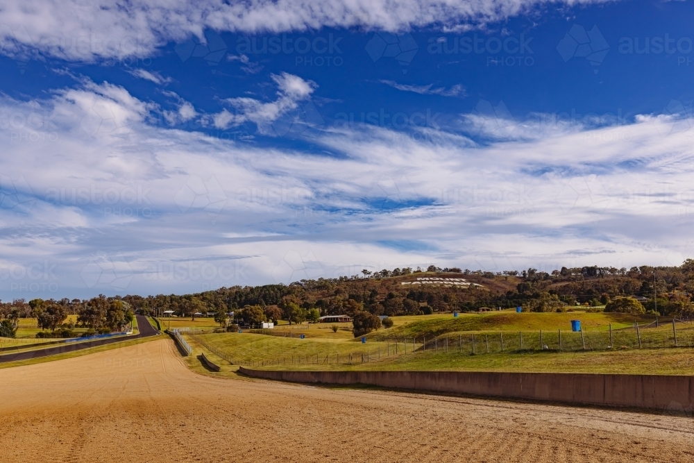 Image of The Mount Panorama racing circuit at Bathurst NSW - Austockphoto