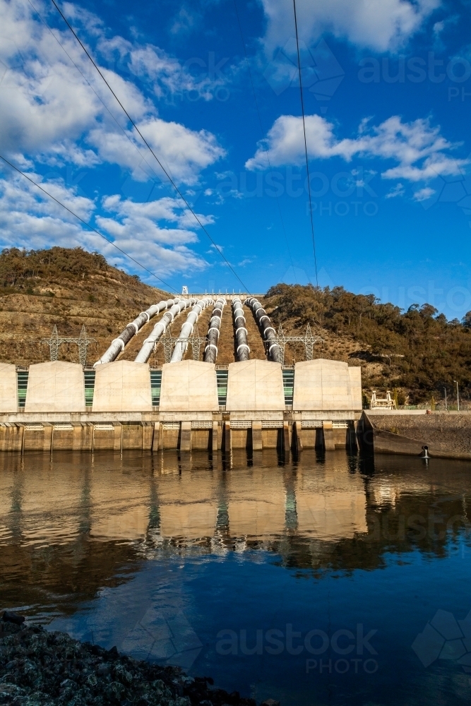 Tumut 3 power station snowy mountains hydroelectric scheme - Australian Stock Image