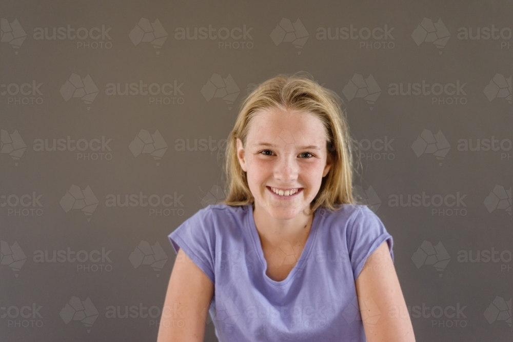 tween girl - Australian Stock Image