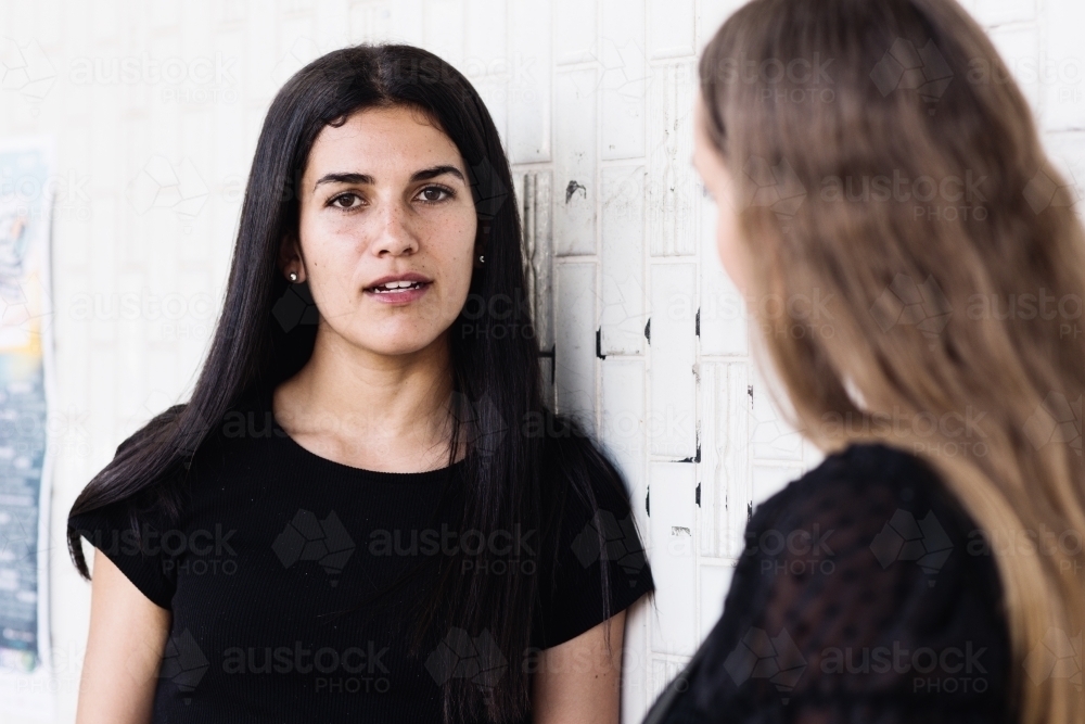 two australian friends - Australian Stock Image