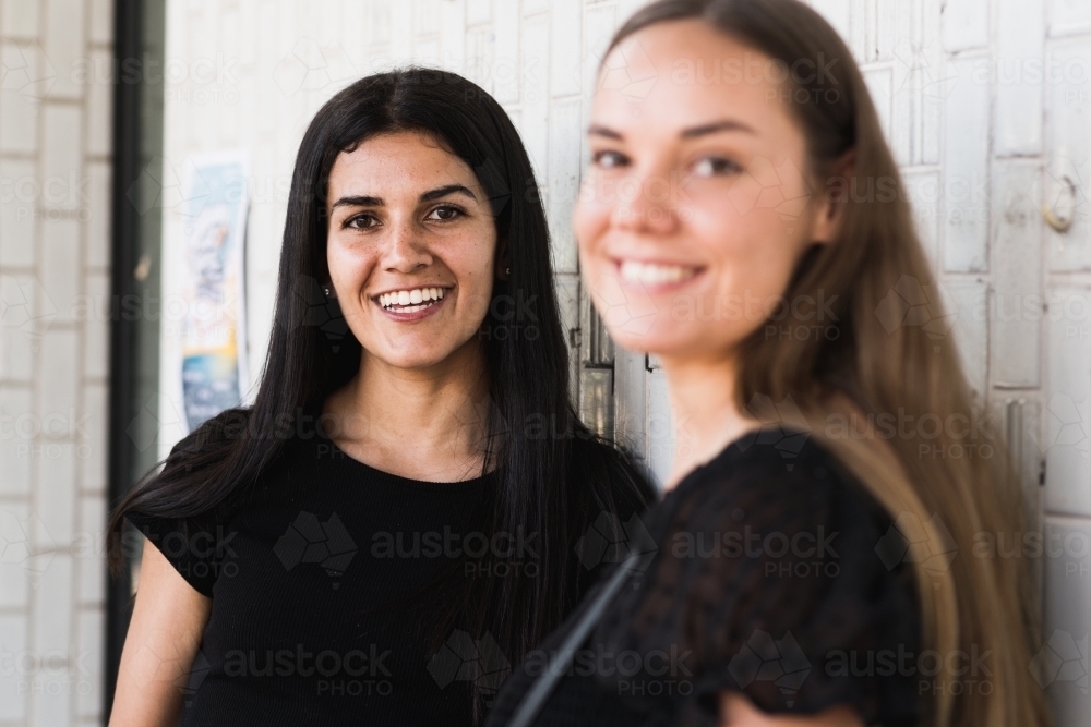 two australian friends - Australian Stock Image