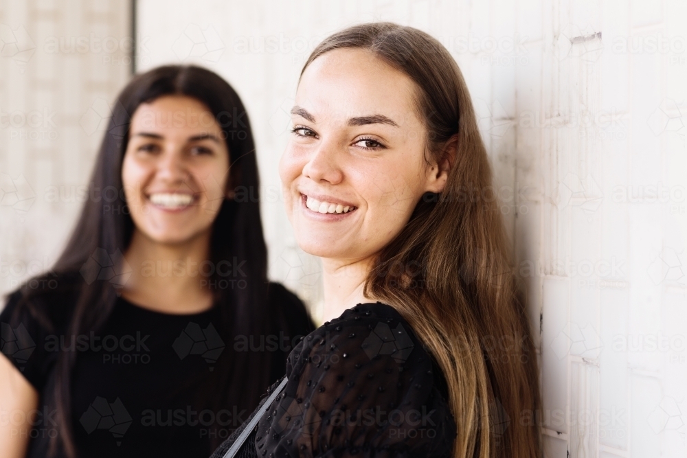 two australian friends - Australian Stock Image