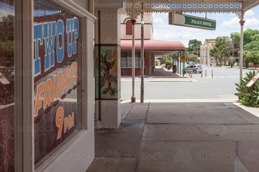 Two up at the pub - Australian Stock Image