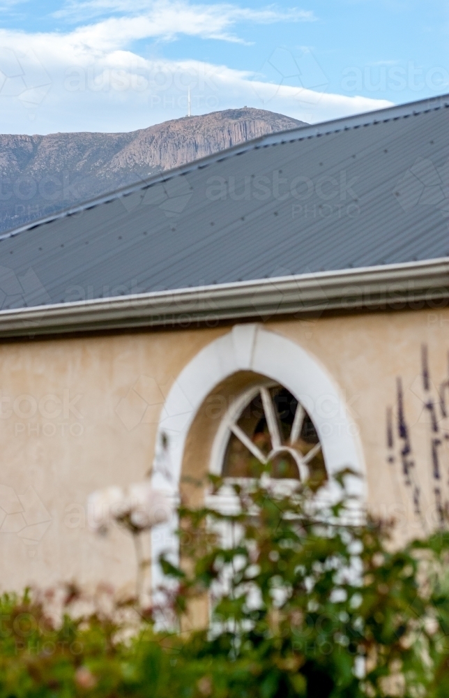 Urban streetscapes in historic South Hobart - Australian Stock Image