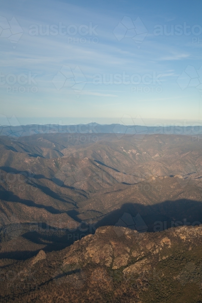 Vertical mountain landscape - Australian Stock Image