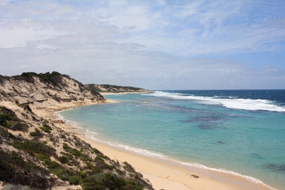 View along remote coastline - Australian Stock Image