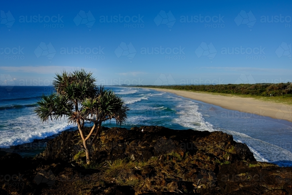 View from Fingal Head looking south - Australian Stock Image