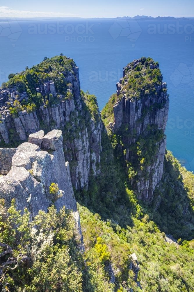 View from Mt Bishop and Clerk - Australian Stock Image