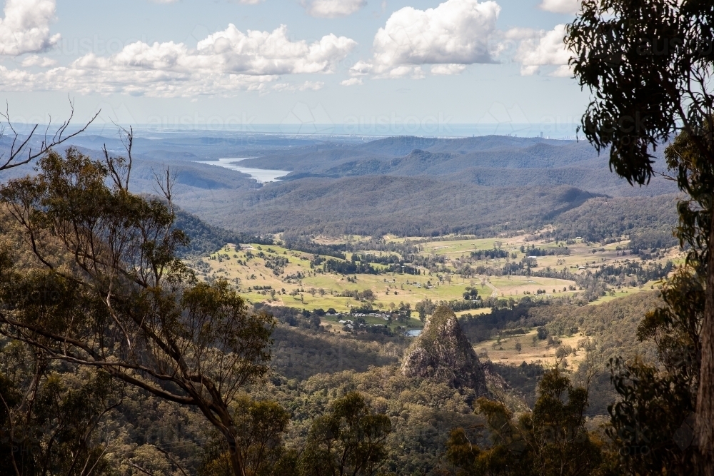 view looking East from Binna Burra - Australian Stock Image