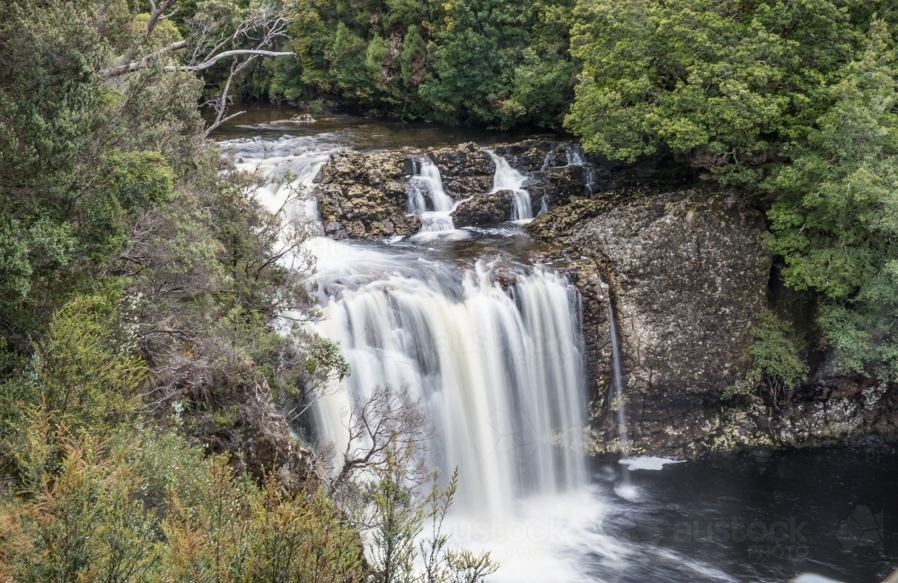 Waterfall in Tasmania - Australian Stock Image