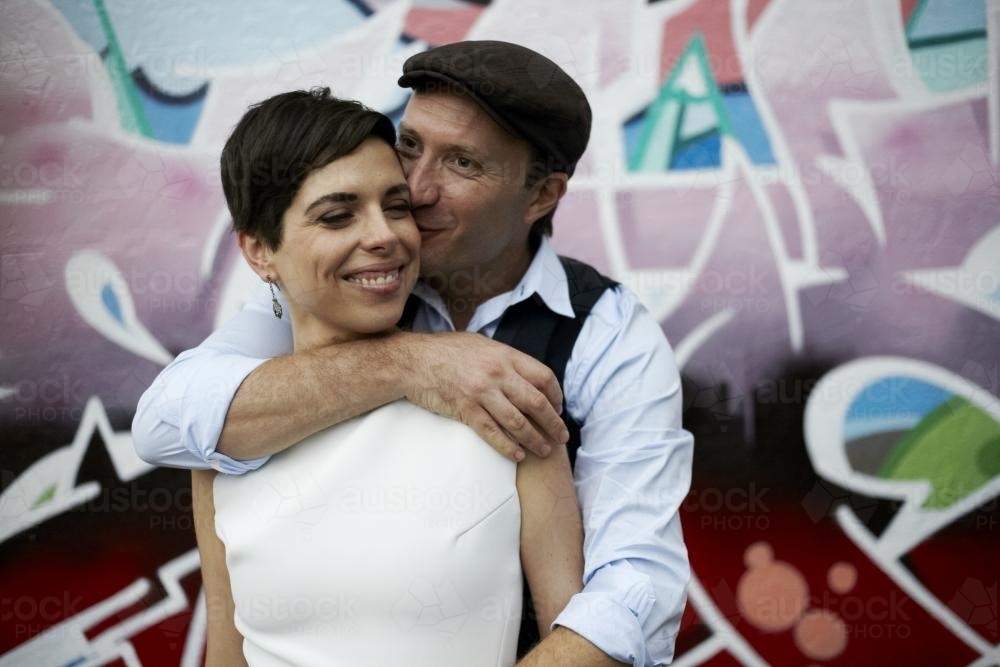 Wedding couple - Australian Stock Image