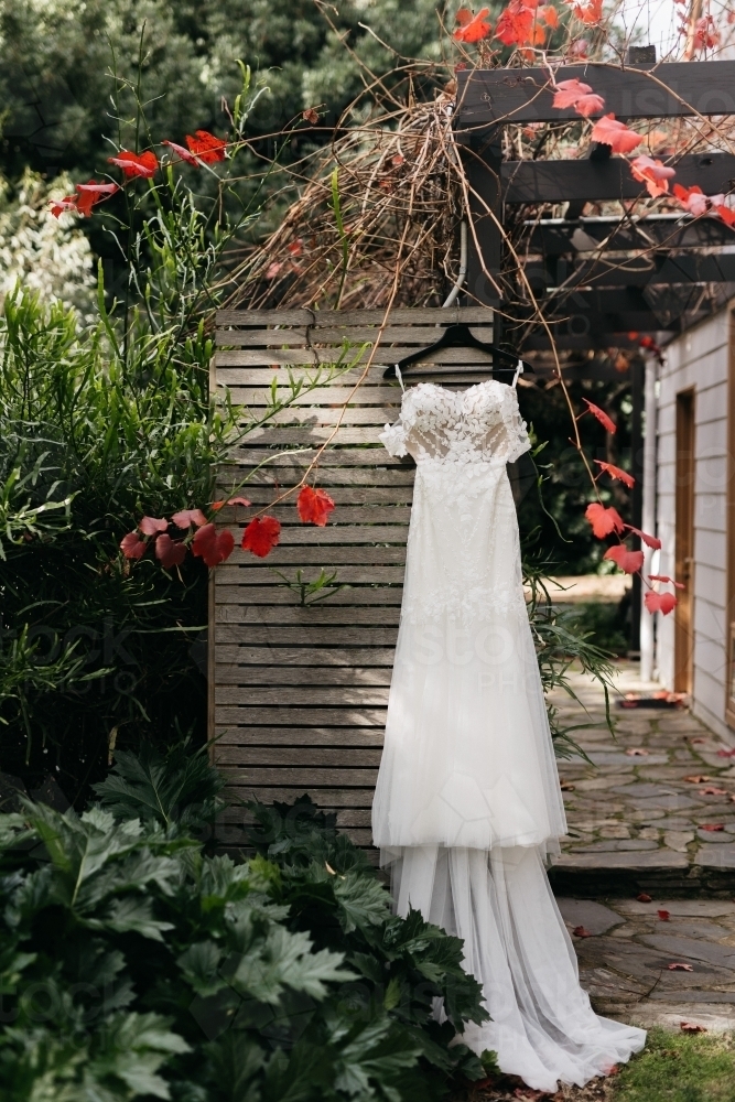 Wedding dress - Australian Stock Image