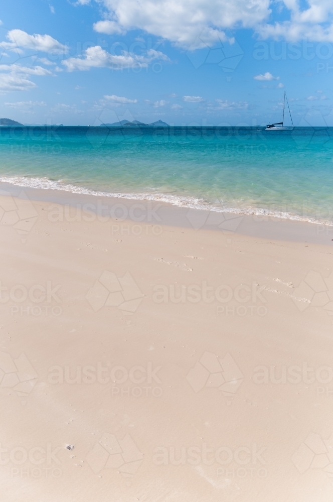 Whitehaven Beach, Whitsunday Islands, Queensland - Australian Stock Image