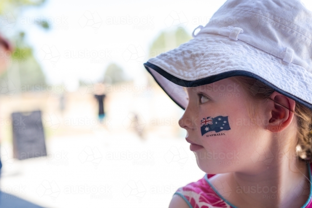 AUSTRALIAN FLAG Love Hearts Nail Water Transfer Decal Tattoo Australia Day