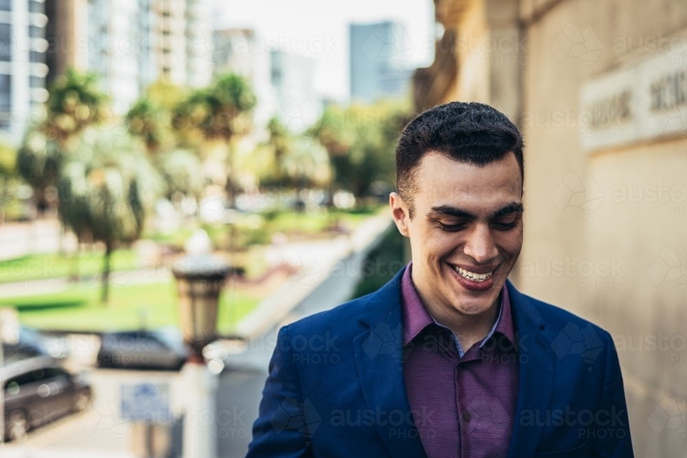 young man in the city - Australian Stock Image