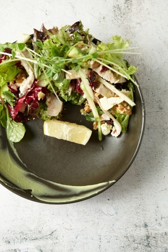 A bowl of green salad - Australian Stock Image