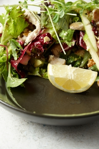 A bowl of green salad - Australian Stock Image