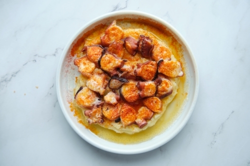 A bowl of seafood curry - Australian Stock Image