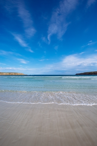 A warm summer day on a beautiful Australian beach - Australian Stock Image