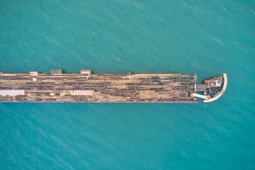 Abandonded Jetty - Kwinana Bulk Jetty - Australian Stock Image